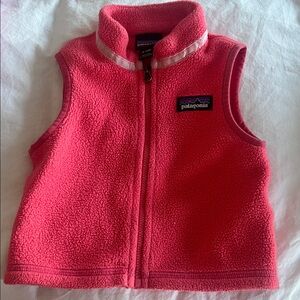 Patagonia Bright Pink Sleeveless Fleece